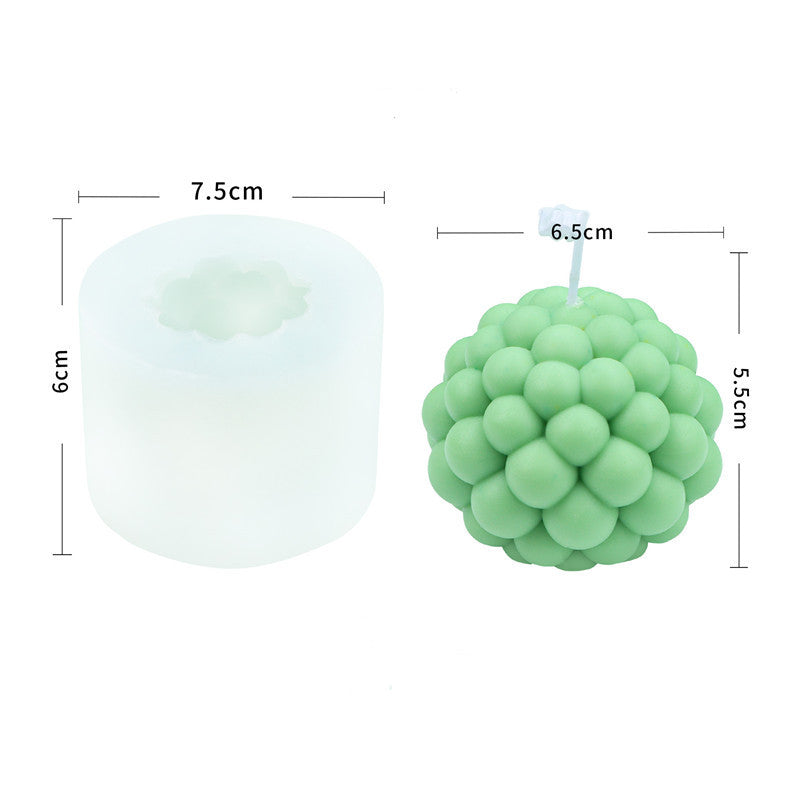 19 unique shapes Silicone Geometric Candle Ball Rubik's Cube Mold Candles molds