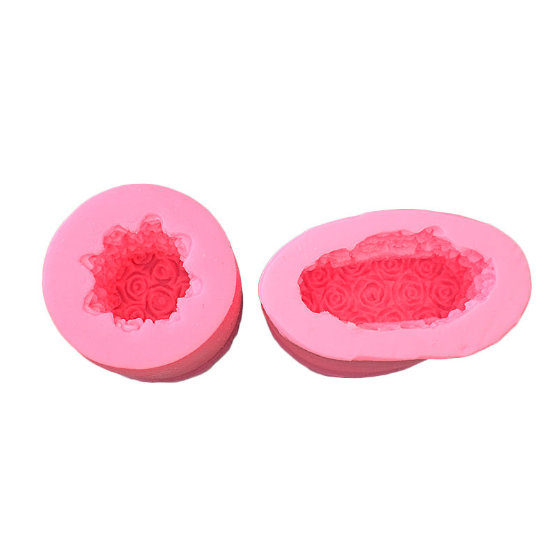 Blooming Romance: Rose Love Aromatherapy Candle Silicone Mold Candles molds