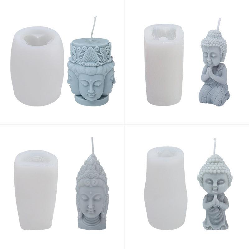 Buddha Scented Candle Silicone Mold Candles molds