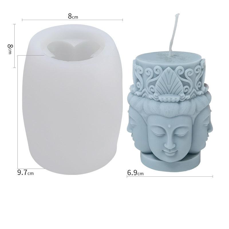 Buddha Scented Candle Silicone Mold Candles molds