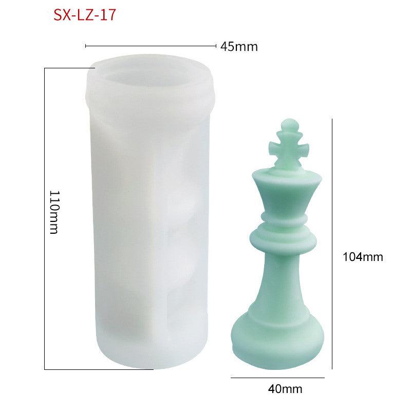 Chess Pawns Candle Mold