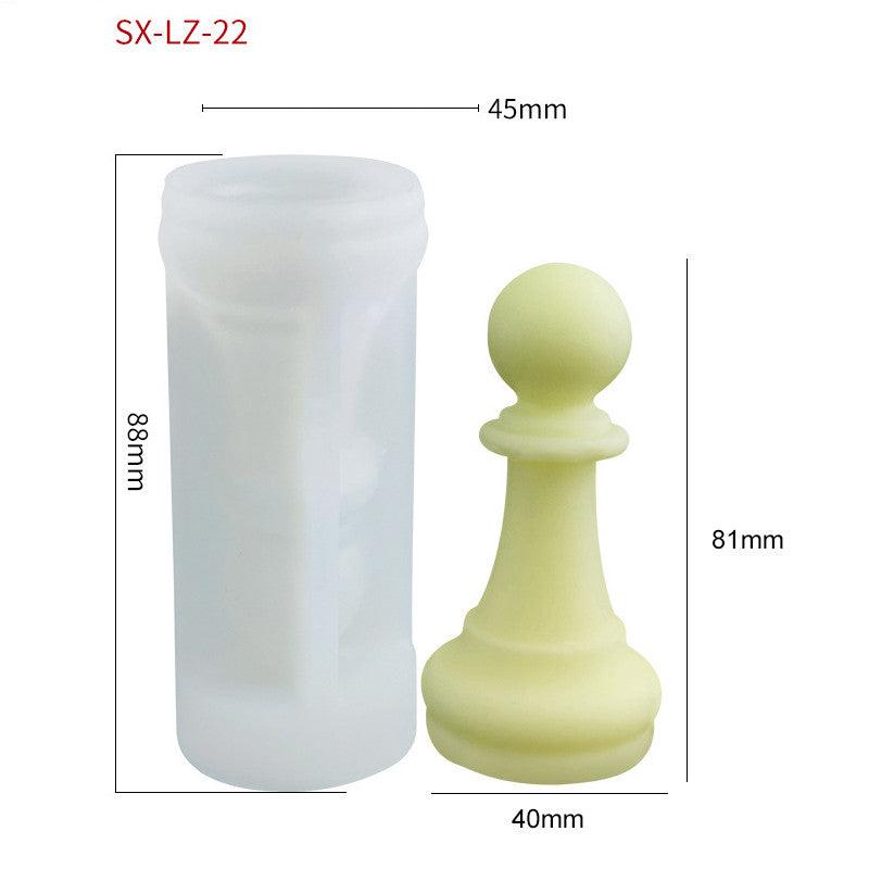 Chess Pawns Candle Mold