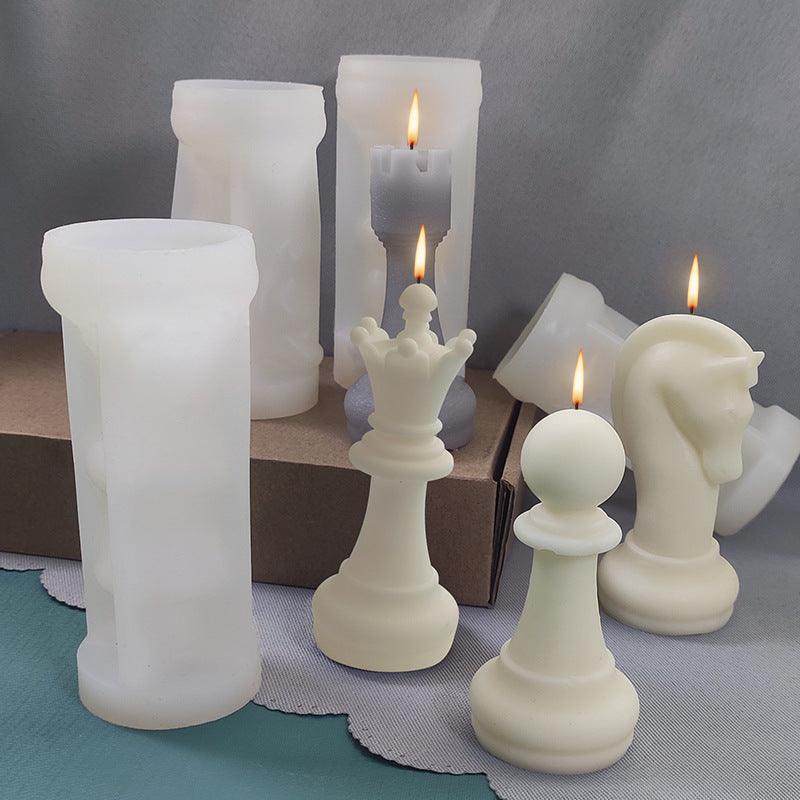 Chess Pawns Candle Mold