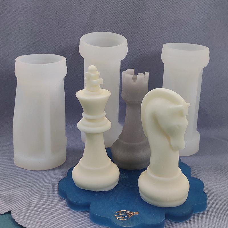 Chess Pawns Candle Mold