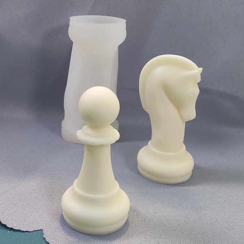 Chess Pawns Candle Mold