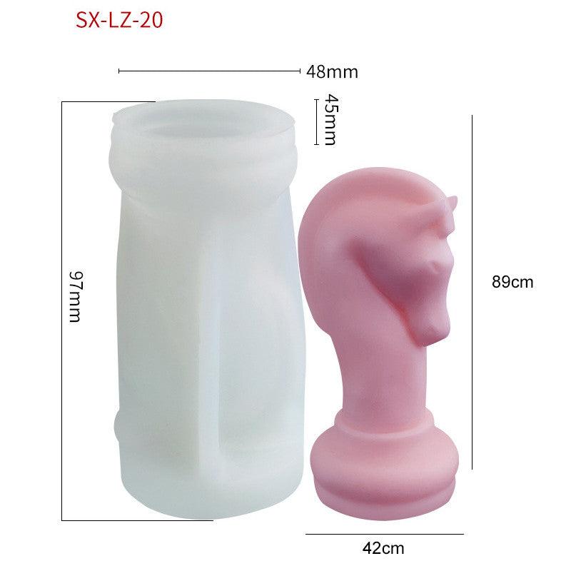 Chess Pawns Candle Mold