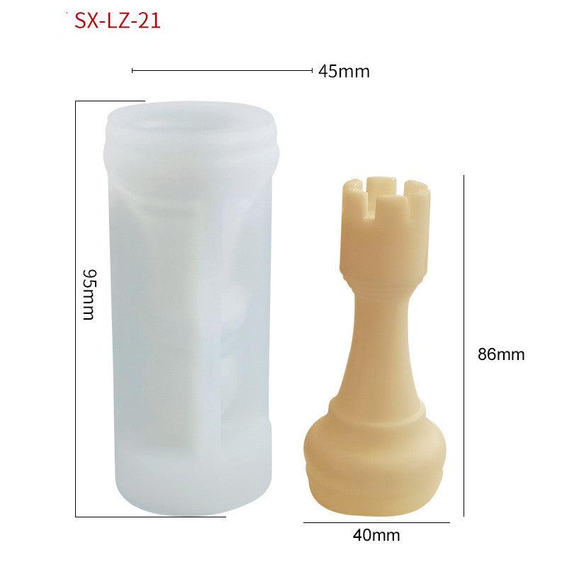 Chess Pawns Candle Mold
