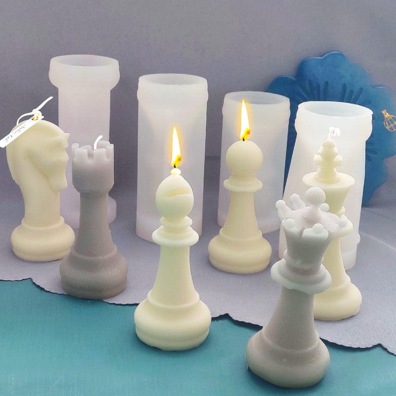 Chess Pawns Candle Mold