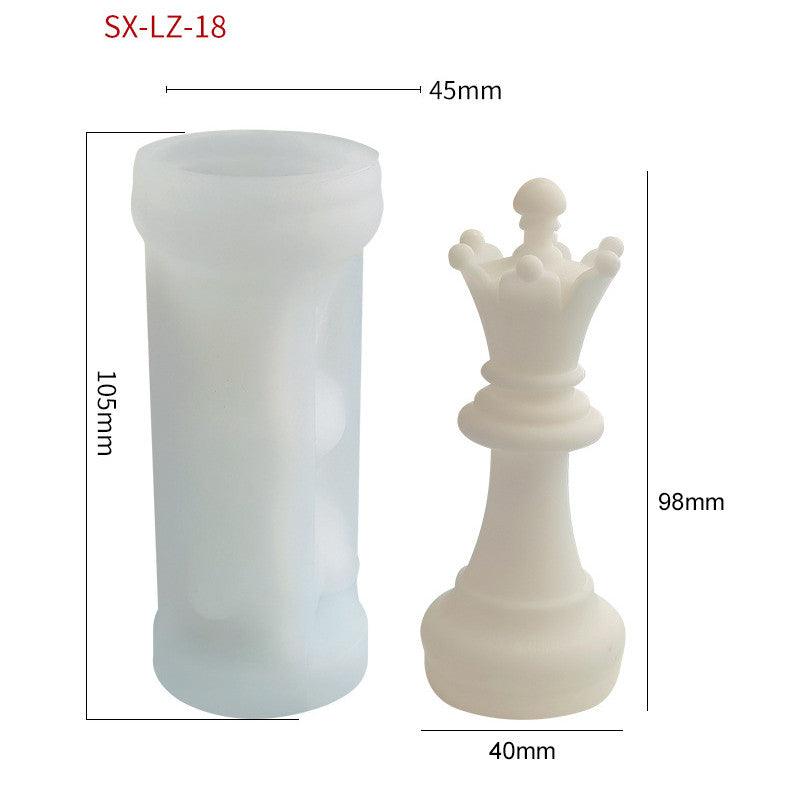 Chess Pawns Candle Mold