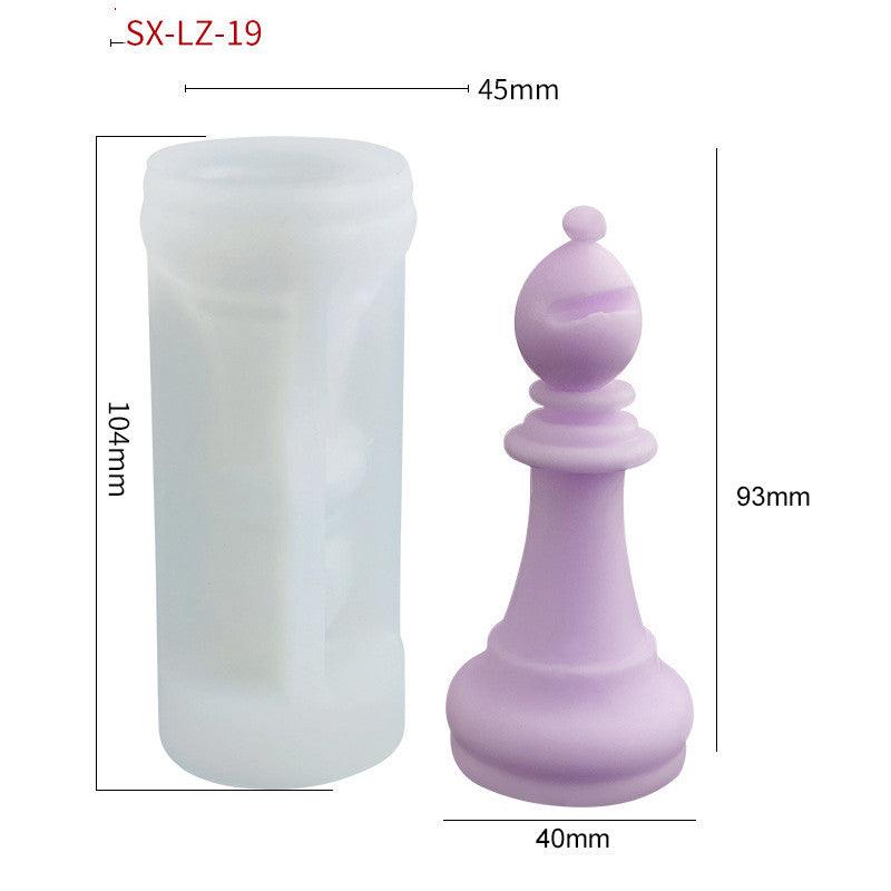 Chess Pawns Candle Mold
