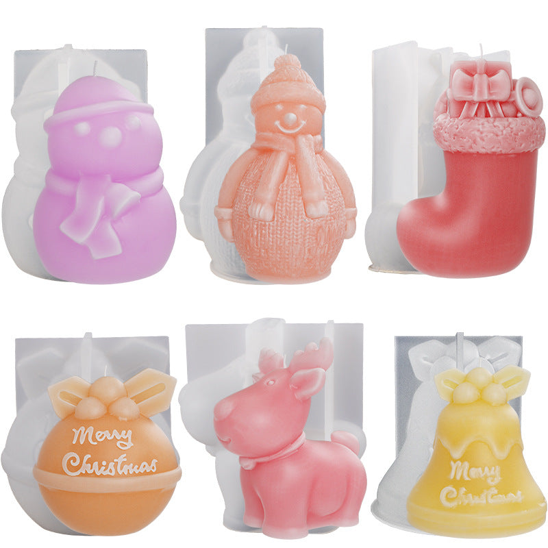 Christmas Ornament Silicone Candle Mold