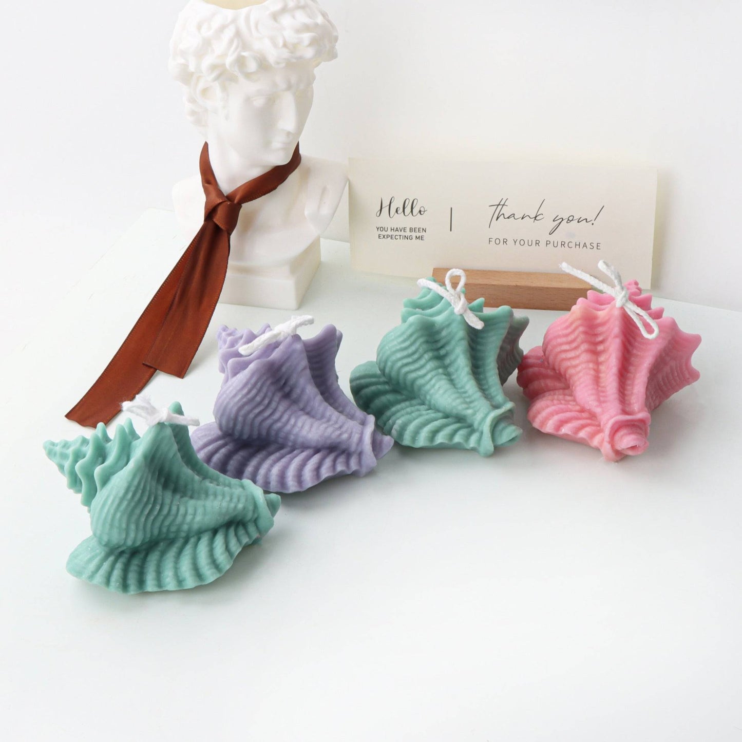 Craft Serenity at Home with Our Conch Candle Silicone Mold - Embrace Oceanic Tranquility! Candles molds