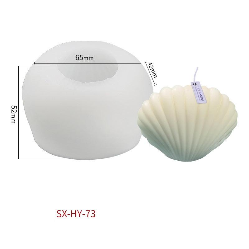 DIY Ocean Series Shell Candle Silicone Mold Candles molds