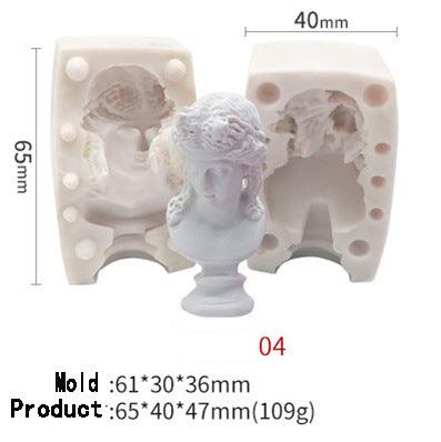 Greek Mythology Figurines Statue Sculpture Candle Mold Candles molds