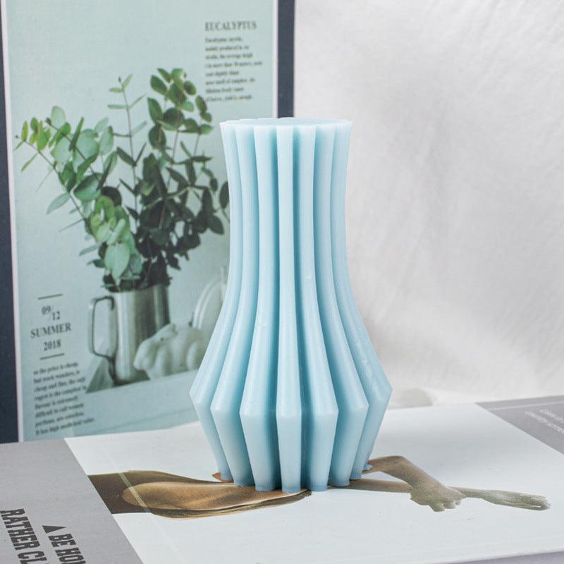 Gypsum Incense Stone Geometric Cylindrical Candle Silicone Abrasives Candles molds