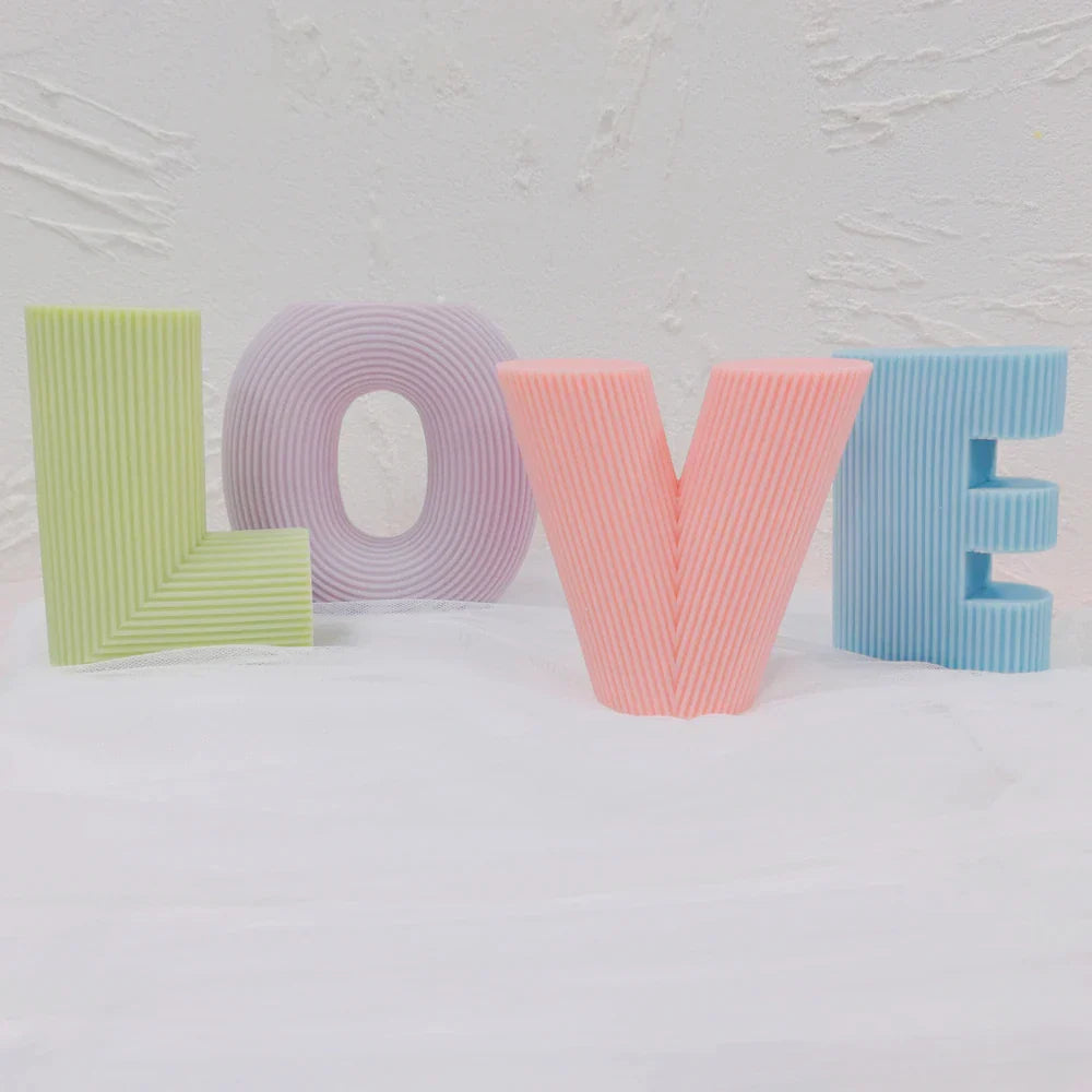 Love Letter Candle Molds Silicone