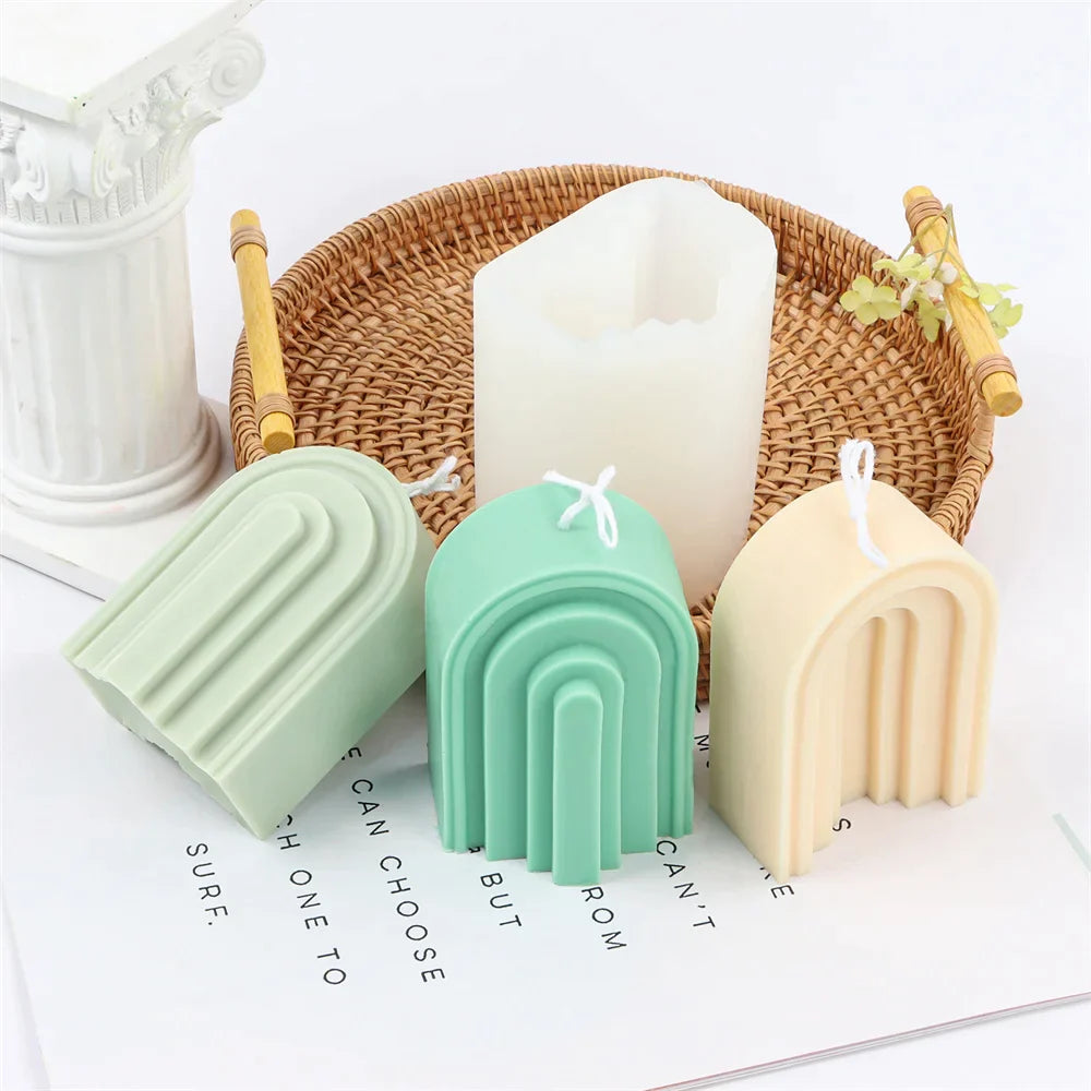 Rainbow Arch Candle Mold