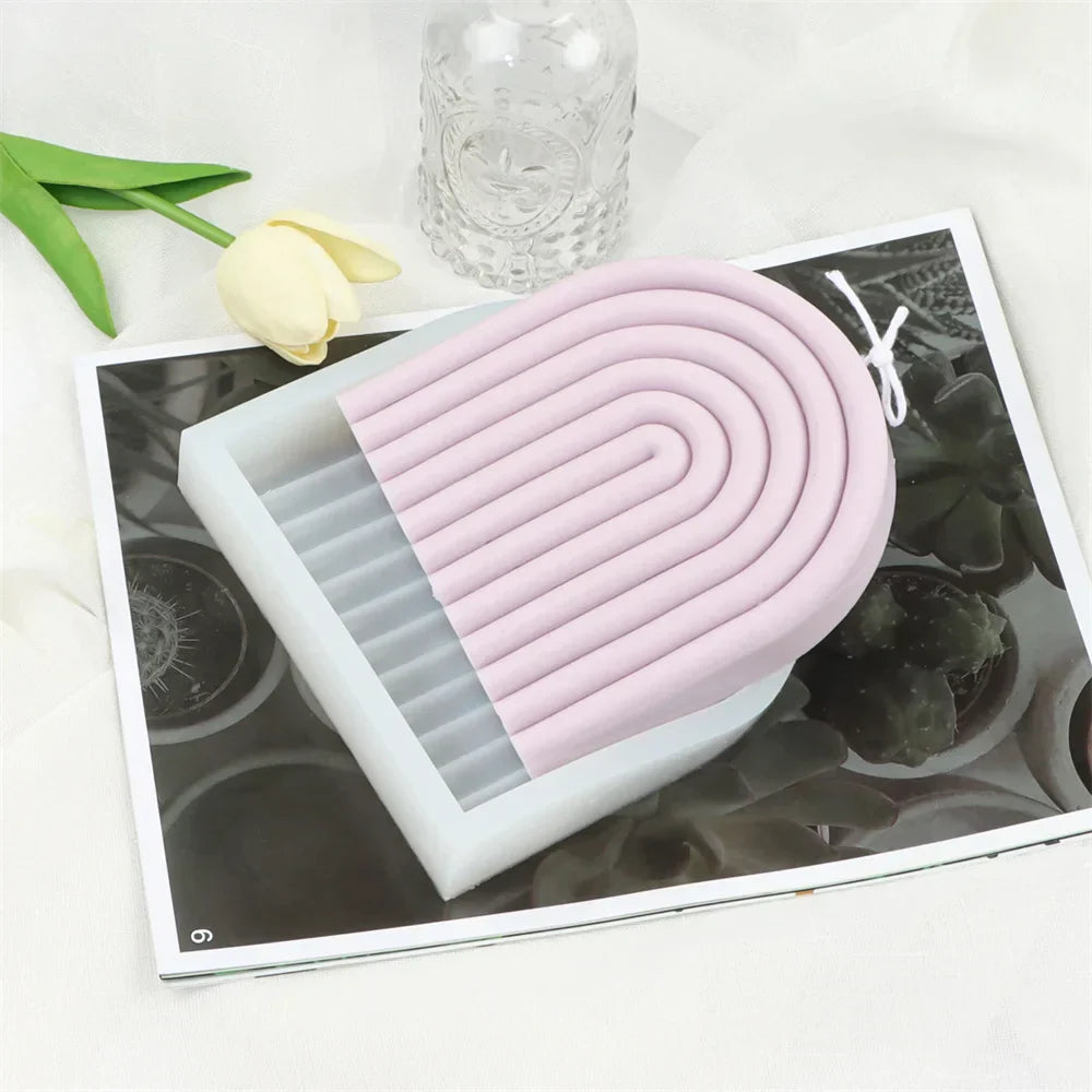 Rainbow Arch Candle Mold