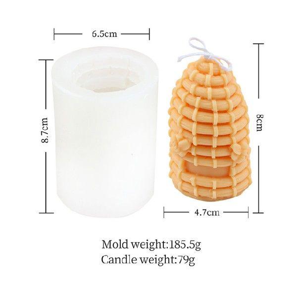 Honeycomb Design Silicone Candle Mold for Bee Wax Candle Making Candles molds
