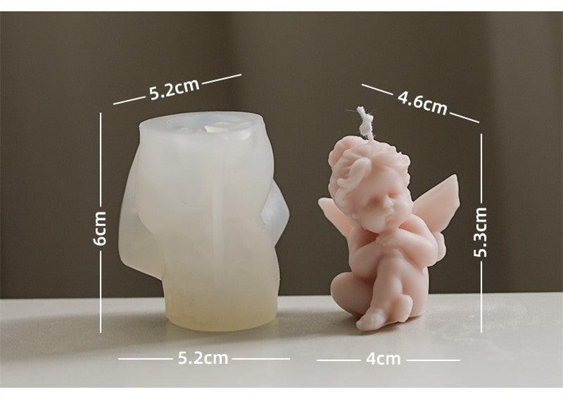 Little Angel Scented Candle Silicone Mold DIY Material Candles molds