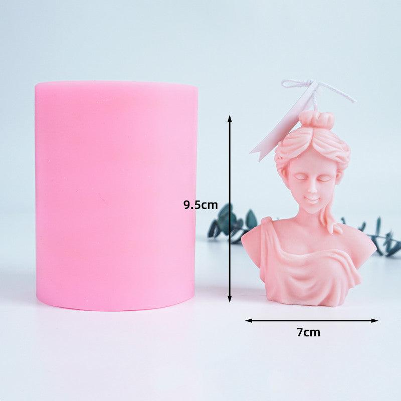 Muse Portrait Candle Mold: Create Stunning Candles with a Touch of Artistry Candles molds