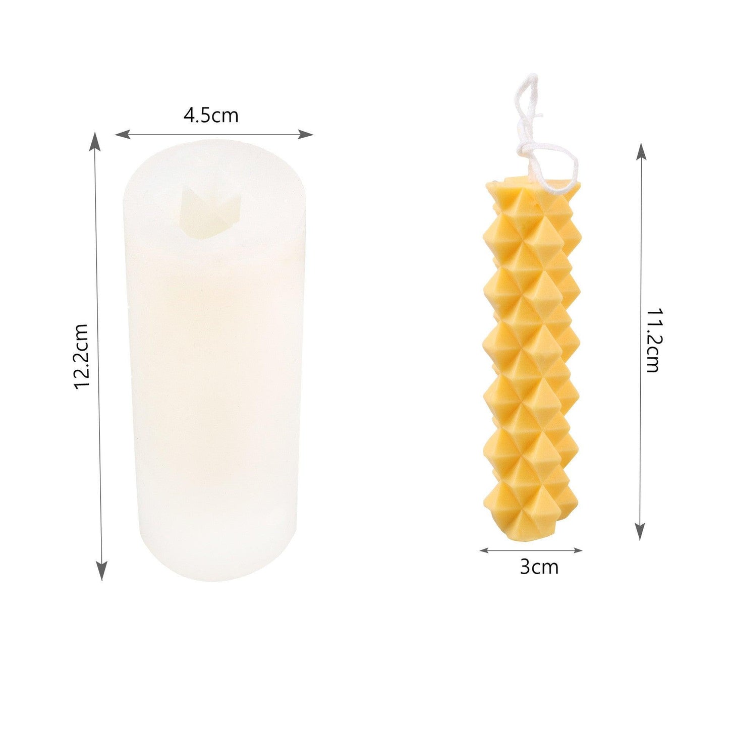 Polygonal Silicone Geometric Magic Ball Candle Mold Candles molds