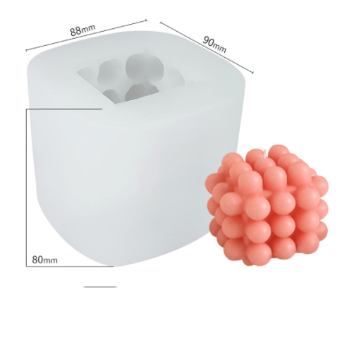 Rubik's love Bubble Honeycomb Sofa Cube Candle Mold Candles molds