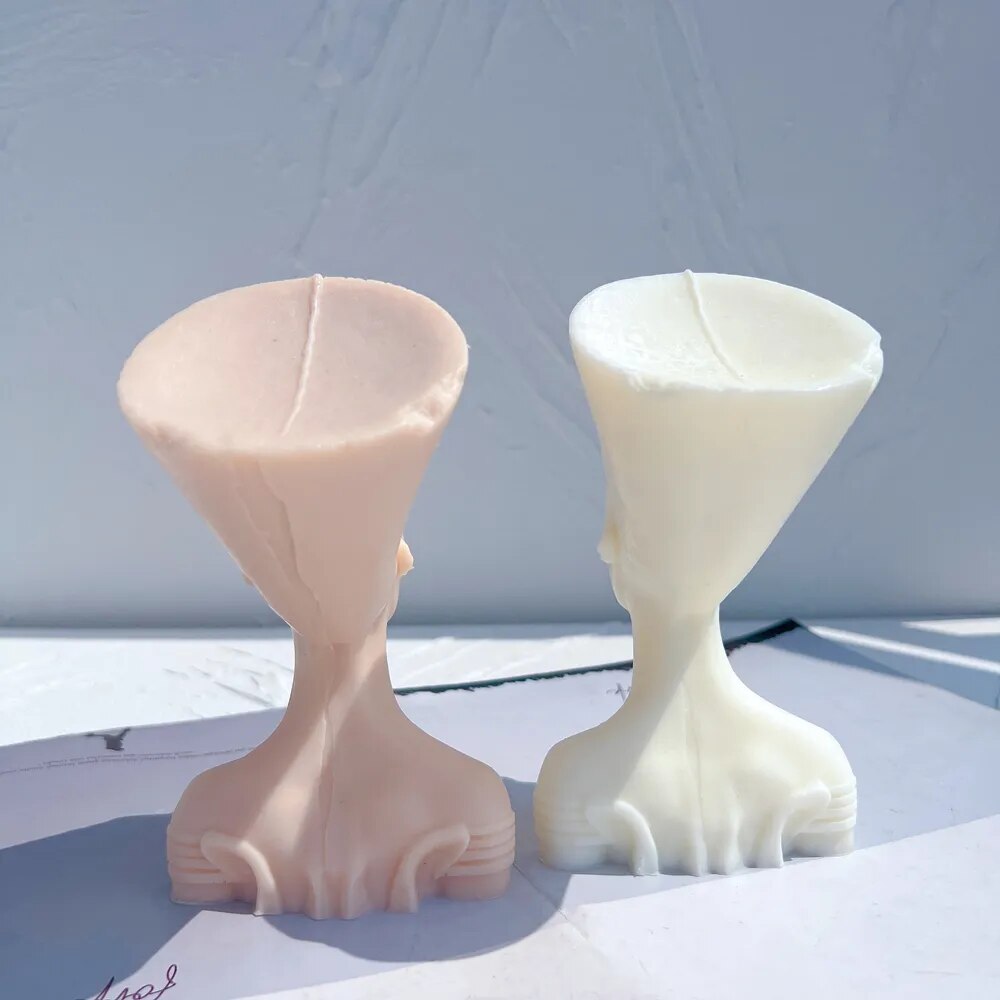 Nefertiti Egyptian Statue Silicone Candle Mold