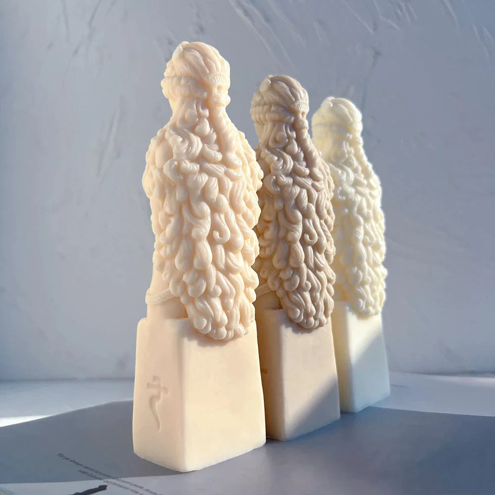 Ancient Goddess Statue Candle Mold