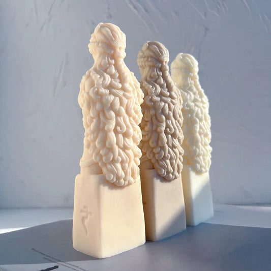 Ancient Goddess Statue Candle Mold