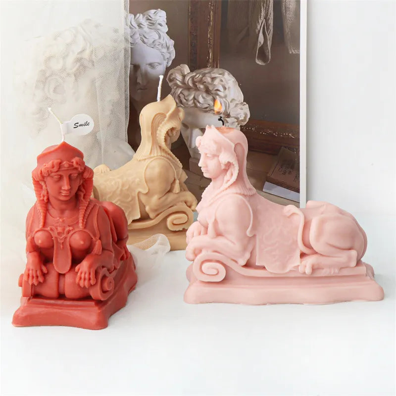 Sphinx Silicone Candle Mold