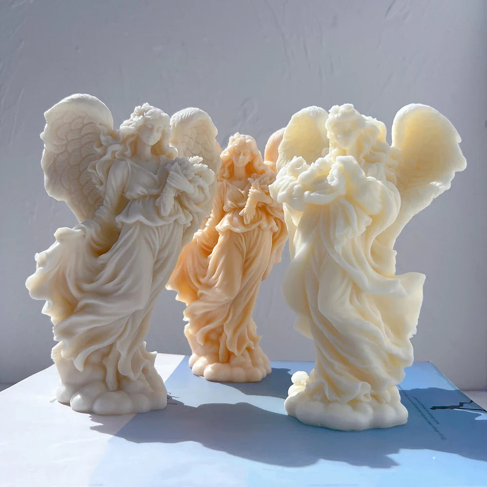 Guardian Angel & Angel of Grace Candle Mold