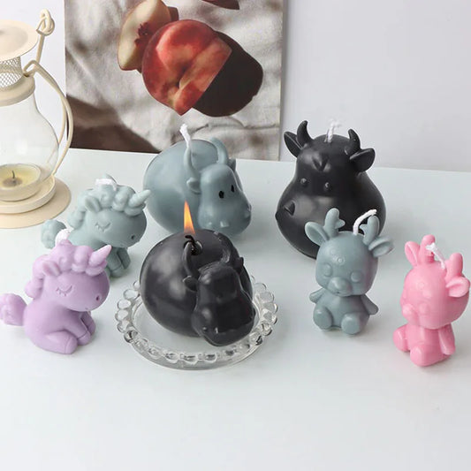 Cartoon Candle Mold Silicone