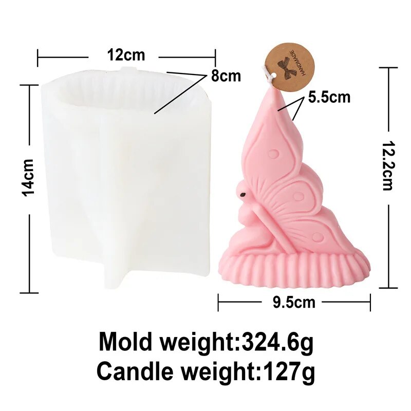 Butterfly Elf Candle Mold