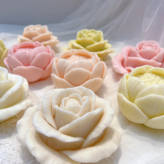 Rose Shaped Candle Mold