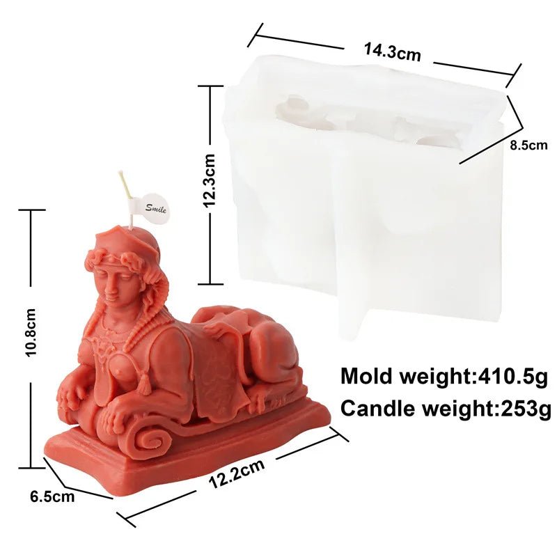 Sphinx Silicone Candle Mold