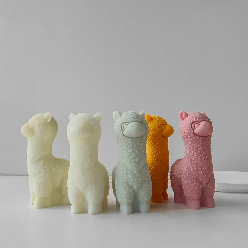 Alpaca Candle Mold Silicone