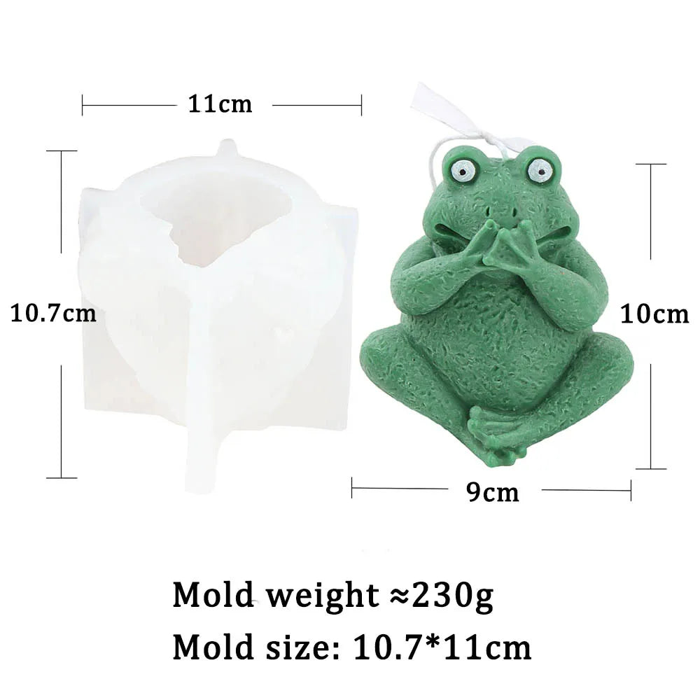 Silly Frog Candle Mold