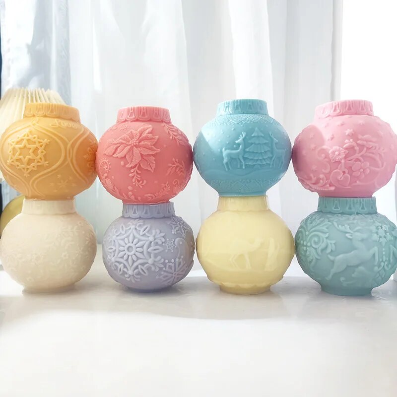 Christmas Bauble Candle Mold