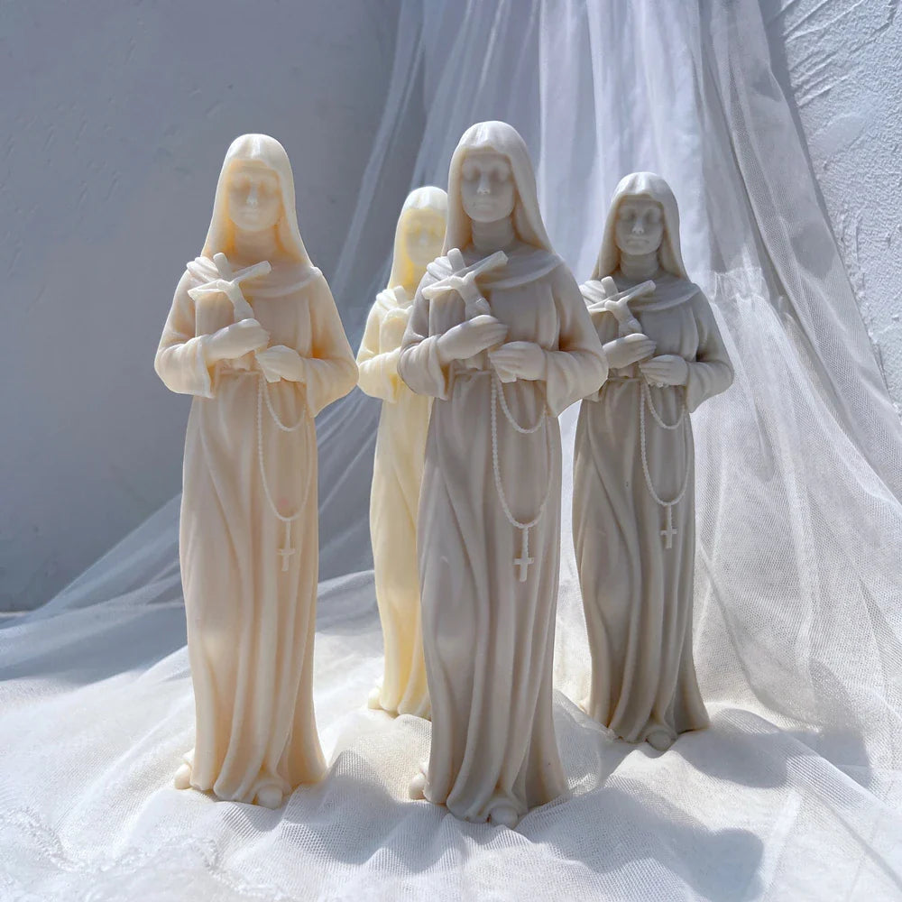 St. Rita Candle Silicone Mold
