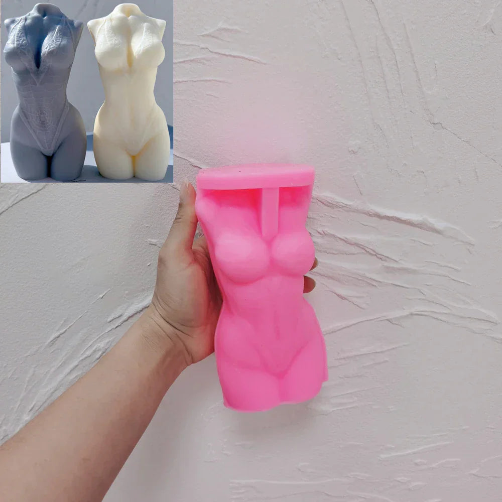 Spider bikini Female Body Candle Mold