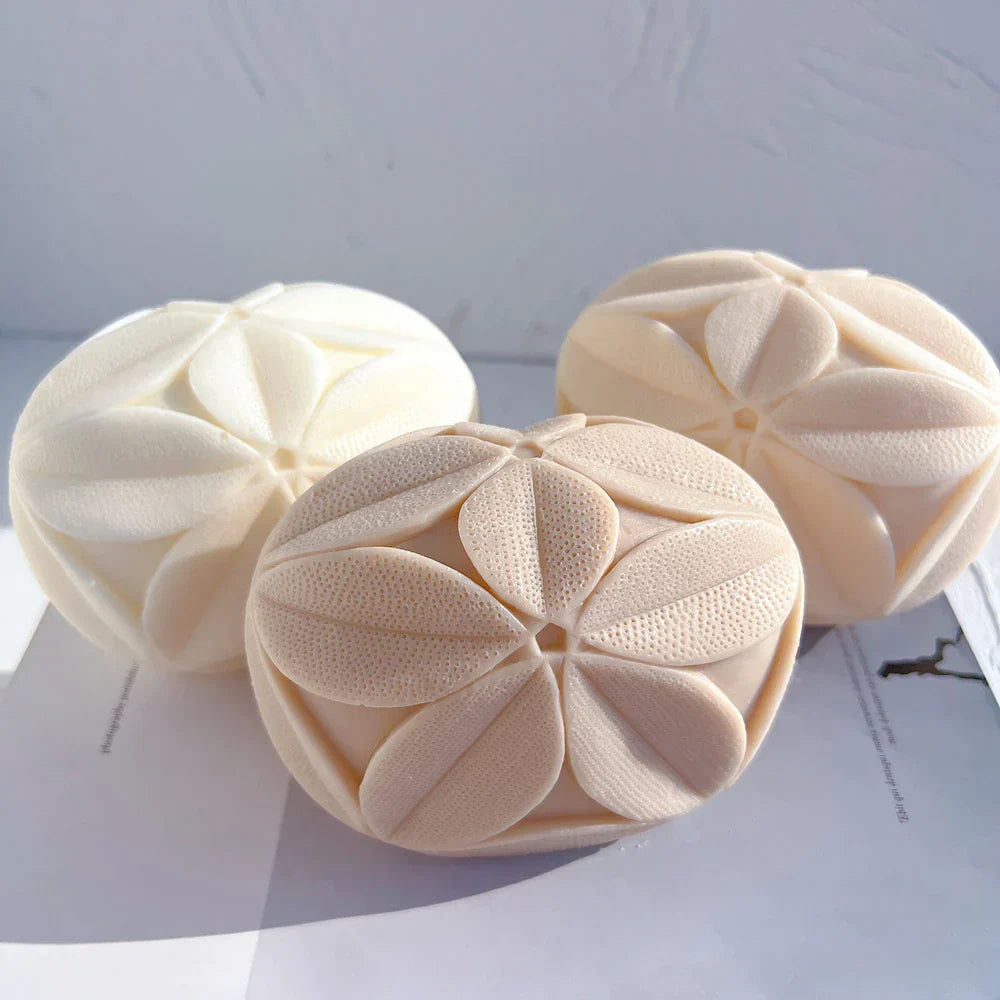 Leaf Square Candle Mold