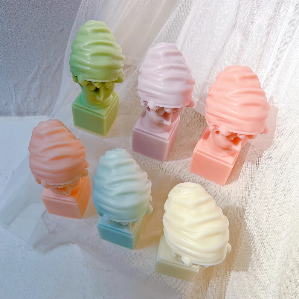 Greek Little Girl Statue Candle Mold
