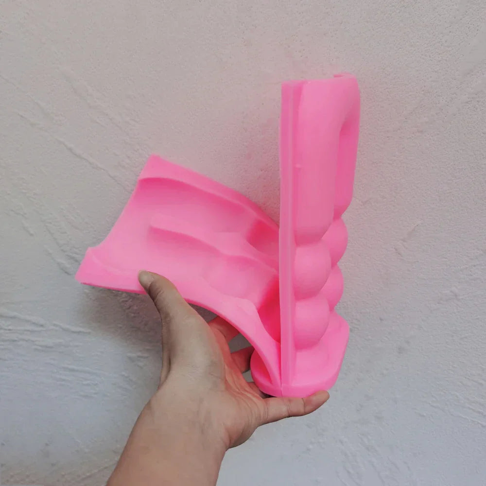 U Shaped Silicone Candle Mold