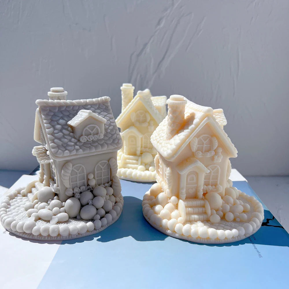 Enchanted Cottage Candle Mold
