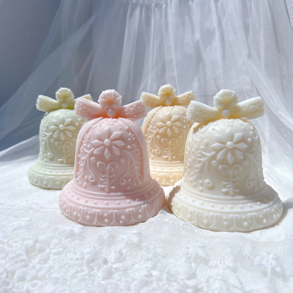 Christmas Gingerbread Bell Candle Mold