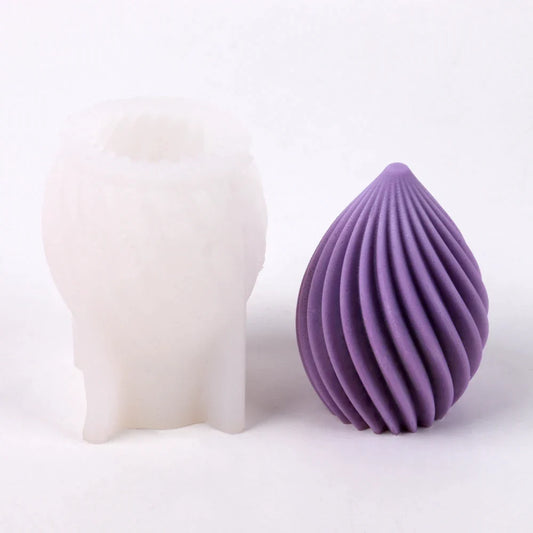 Geoetric Pear Candle Mold