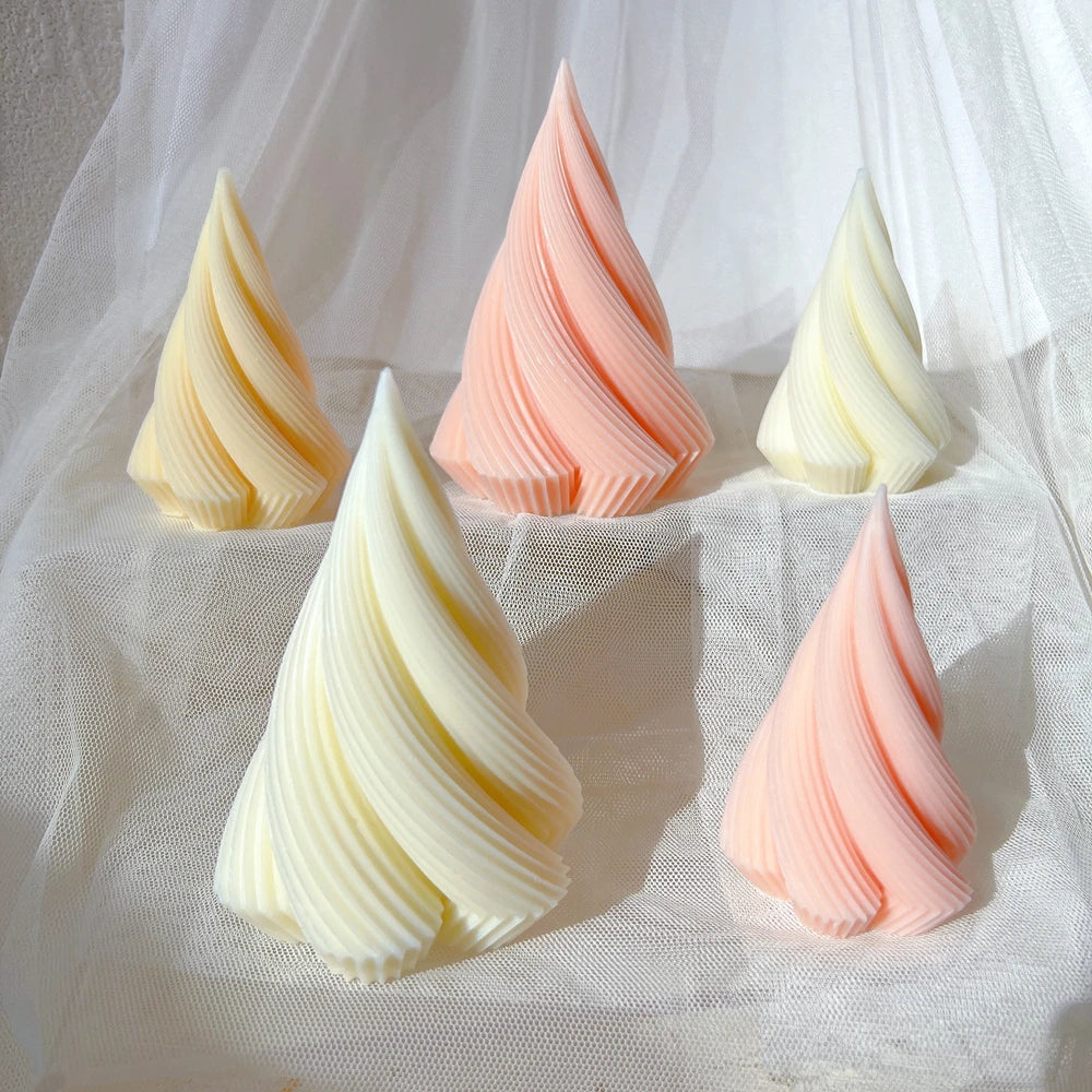 Christmas Decor Cone Candle Molds
