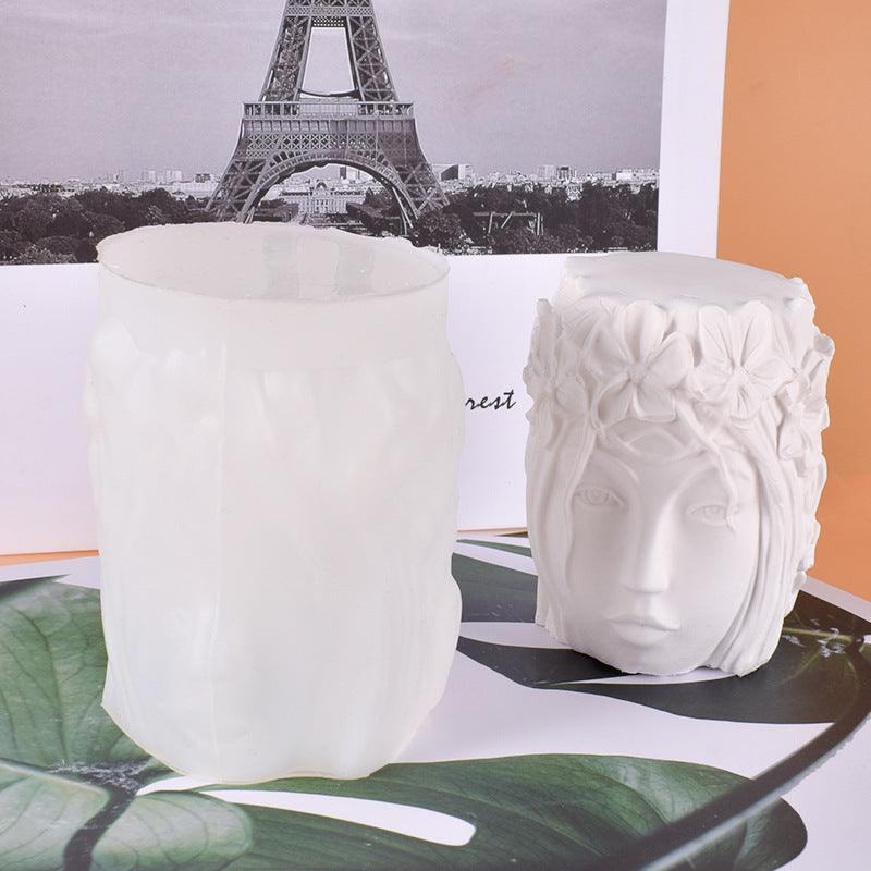 Spiral Cylinder Scented Candle Silicone Mold DIY Candles molds