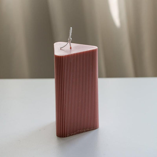 Triangular Vertical Striped Candle Mold Candles molds